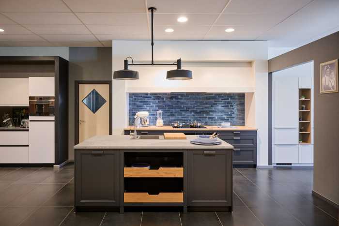 Cuisine d'exposition moderne