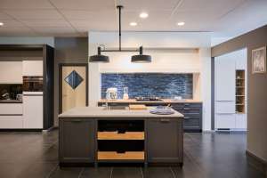 Cuisine d'exposition moderne