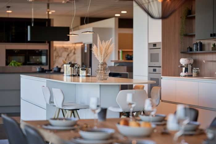 Cuisine d'exposition dans notre showroom